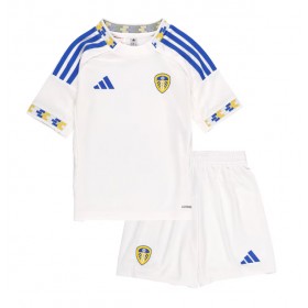 Dětské fotbalový komplet Leeds United Domácí košile 2025-26 Krátkým Rukávem